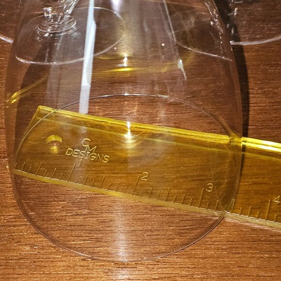 Fostoria Puritan crystal Ice Tea Glasses 6" set-3 midcentury modern minimalist - Picture 9 of 9